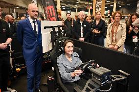 Amelie Oudea-Castera And Jean-Noel Barrot Visit The Paris Games Week - Paris