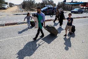 (FOCUS) MIDEAST-GAZA-RAFAH-PALESTINIAN-ISRAELI CONFLICT-BORDER CROSSING