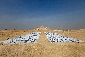 Forever Is Now Contemporary Art Exhibition At Giza Pyramids - Cairo
