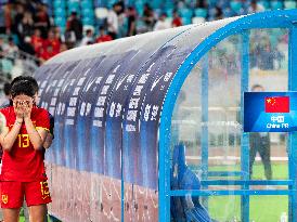 (SP)CHINA-XIAMEN-FOOTBALL-OLYMPIC ASIAN QUALIFYING-CHN VS KOR (CN)