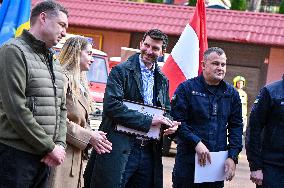 Austria hands over firefighting equipment to rescuers in Lviv Region