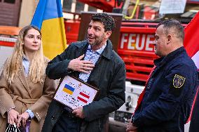 Austria hands over firefighting equipment to rescuers in Lviv Region