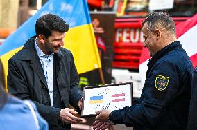 Austria hands over firefighting equipment to rescuers in Lviv Region