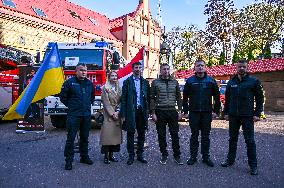 Austria hands over firefighting equipment to rescuers in Lviv Region