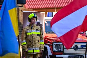 Austria hands over firefighting equipment to rescuers in Lviv Region