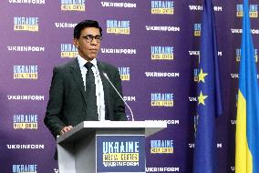 Briefing of Younous Omarjee in Kyiv