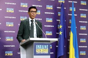 Briefing of Younous Omarjee in Kyiv