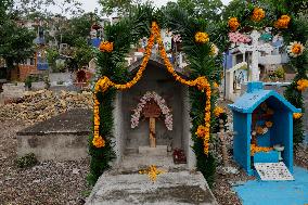 Xantolo, The Day Of The Dead Festival In The Huasteca Potosina, Mexico