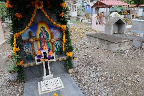 Xantolo, The Day Of The Dead Festival In The Huasteca Potosina, Mexico