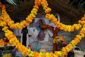 Xantolo, The Day Of The Dead Festival In The Huasteca Potosina, Mexico