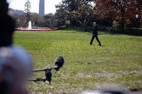 President Biden Boards Marine One - DC