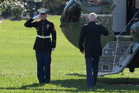 President Biden Hold A White House Departure