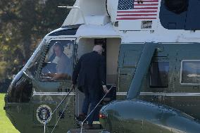 President Biden Hold A White House Departure