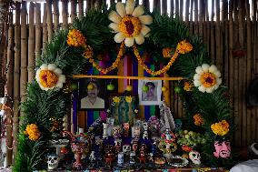 Xantolo, The Day Of The Dead Festival In The Huasteca Potosina, Mexico