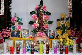 Xantolo, The Day Of The Dead Festival In The Huasteca Potosina, Mexico