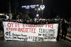 Antifascist Rally In Neo Herakleion