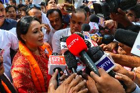 BJP Candidate Diya Kumari Files Nomination