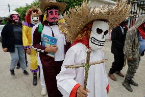 Xantolo, The Day Of The Dead Festival In The Huasteca Potosina, Mexico