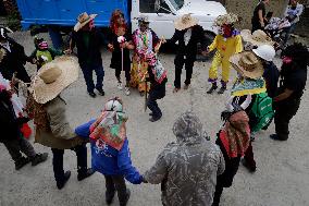 Xantolo, The Day Of The Dead Festival In The Huasteca Potosina, Mexico