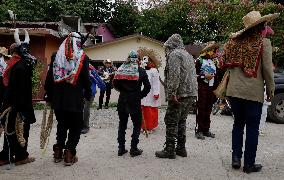 Xantolo, The Day Of The Dead Festival In The Huasteca Potosina, Mexico