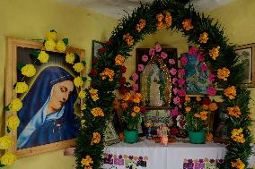 Xantolo, The Day Of The Dead Festival In The Huasteca Potosina, Mexico