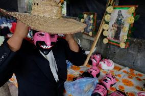 Xantolo, The Day Of The Dead Festival In The Huasteca Potosina, Mexico