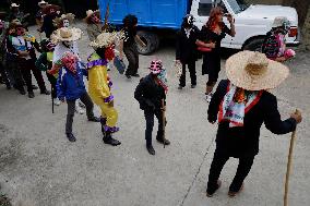 Xantolo, The Day Of The Dead Festival In The Huasteca Potosina, Mexico