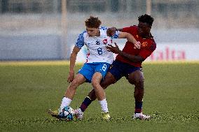 Slovakia v Spain - European Under-17 Championship 2024 Qualifying