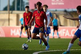 Slovakia v Spain - European Under-17 Championship 2024 Qualifying