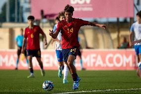 Slovakia v Spain - European Under-17 Championship 2024 Qualifying