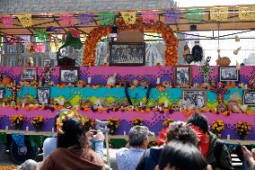 Day Of The Dead Monumental Offering Dedicated For Francisco Villa