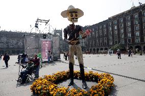 Day Of The Dead Monumental Offering Dedicated For Francisco Villa