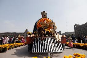 Day Of The Dead Monumental Offering Dedicated For Francisco Villa