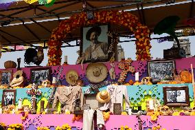 Day Of The Dead Monumental Offering Dedicated For Francisco Villa