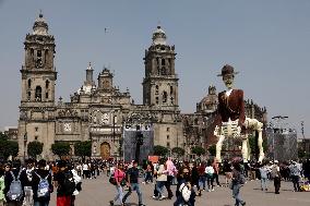 Day Of The Dead Monumental Offering Dedicated For Francisco Villa