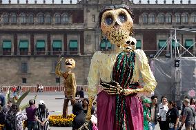 Day Of The Dead Monumental Offering Dedicated For Francisco Villa