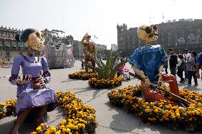 Day Of The Dead Monumental Offering Dedicated For Francisco Villa