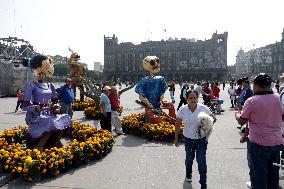 Day Of The Dead Monumental Offering Dedicated For Francisco Villa