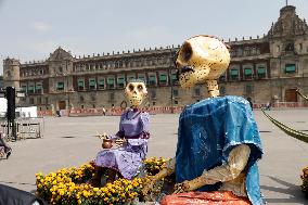 Day Of The Dead Monumental Offering Dedicated For Francisco Villa