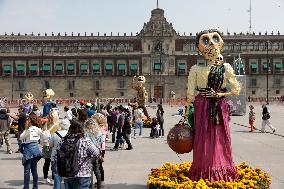Day Of The Dead Monumental Offering Dedicated For Francisco Villa