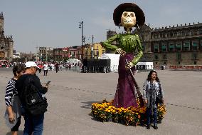 Day Of The Dead Monumental Offering Dedicated For Francisco Villa