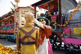 Day Of The Dead Monumental Offering Dedicated For Francisco Villa