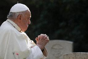 Pope Francis Leads Mass at Rome’s Military Cemetery - Rome