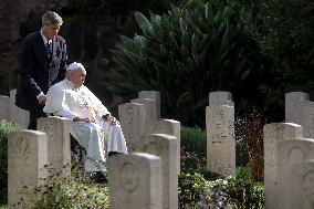 Pope Francis Leads Mass at Rome’s Military Cemetery - Rome