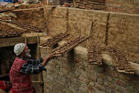 Production of Clay Lamps For Diwali Festival - India