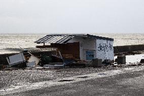 Damage caused by the Ciaran Storm - Morbihan