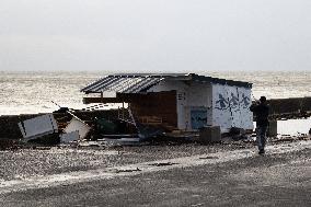 Damage caused by the Ciaran Storm - Morbihan