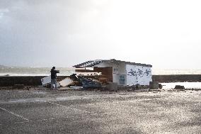 Damage caused by the Ciaran Storm - Morbihan