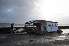 Damage caused by the Ciaran Storm - Morbihan