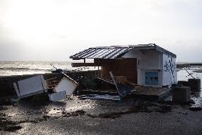 Damage caused by the Ciaran Storm - Morbihan